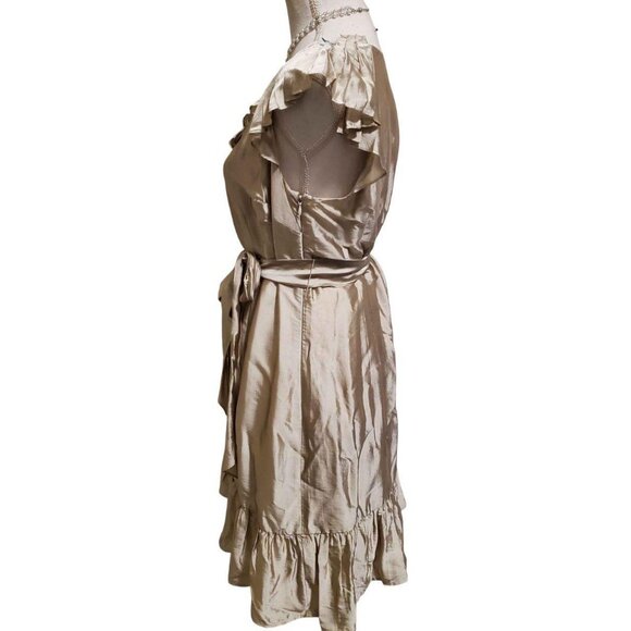 LOFT ann taylor flutter sleeves dress size 12 - Picture 2 of 4